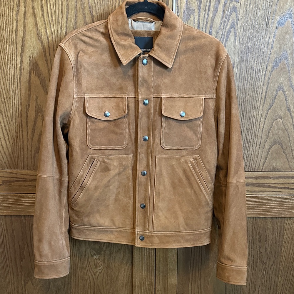 Suede Trucker Jacket